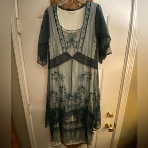 Teal Nataya Dress